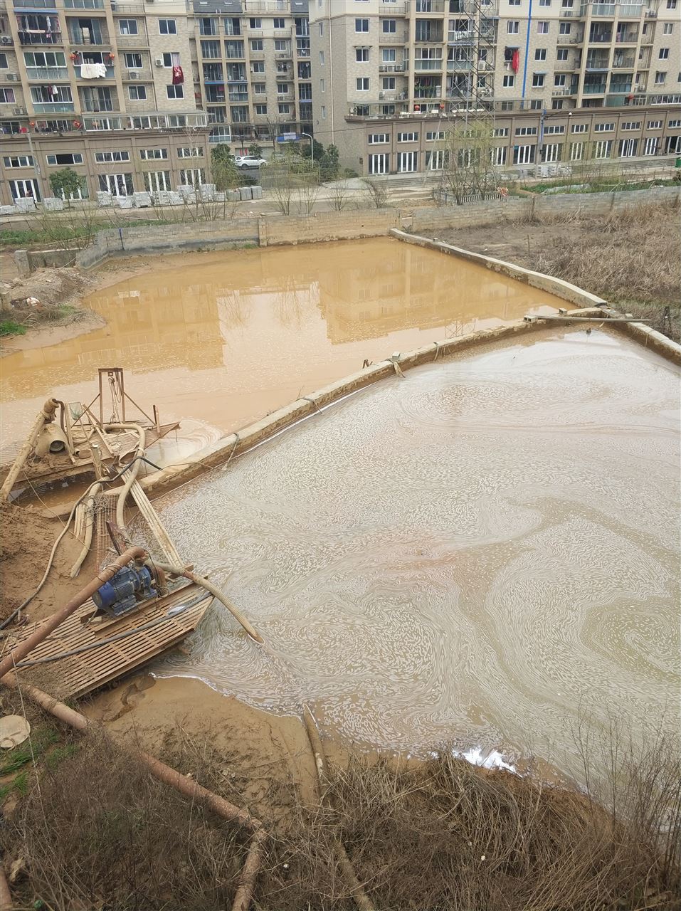 大朗镇沉淀池淤泥清理-厂区废水池淤泥清淤